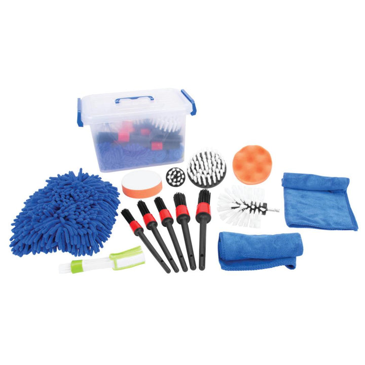 16PC POWER BRUSH DETAILING KIT - PERFORM TOOL