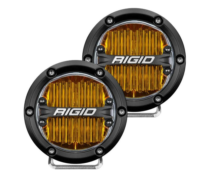 360-SERIES PRO SAE FOG YELLOW PAIR - RIGID IND