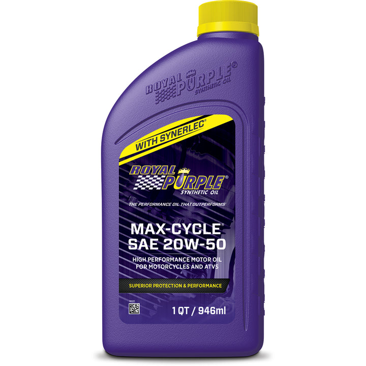 MAX CYCLE 20W50 QT BTLE - ROYAL PURPLE