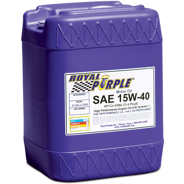 15W40 5 GALLON PAIL - ROYAL PURPLE