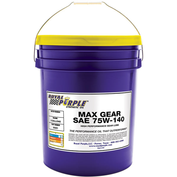 MAXGR 75W140 5 GAL PAIL - ROYAL PURPLE