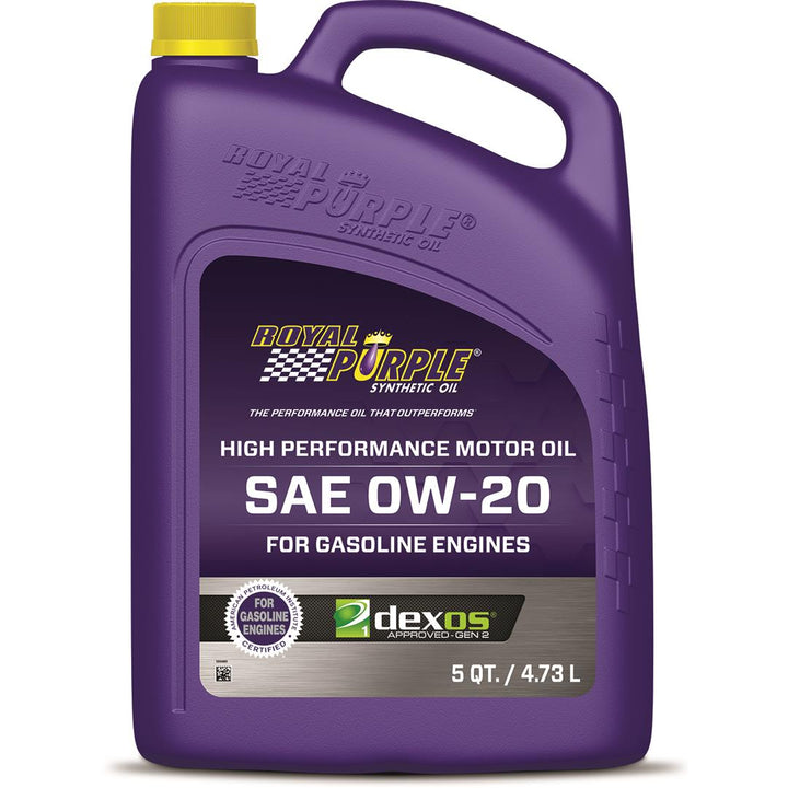 0W20 5 QT. BOTTLE - ROYAL PURPLE