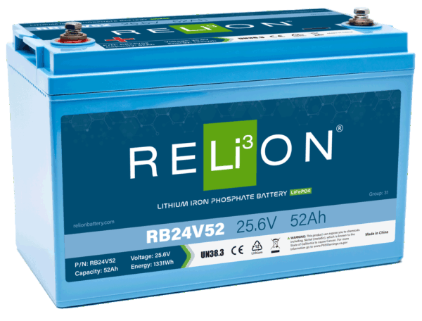 25.6V 52AH LIFEPO4 - RELION