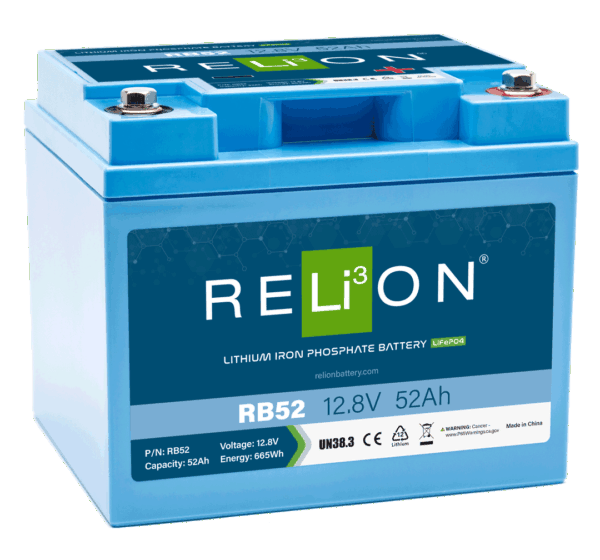 12.8V 52AH 4SC LIFEPO4 - RELION