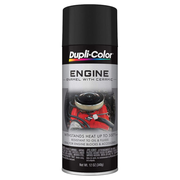 DC ENGINE ENAMEL AEROSOL FLAT BLACK - VHT