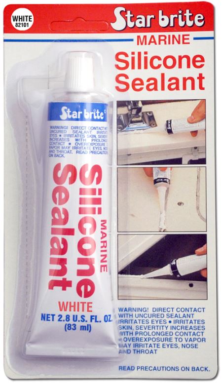 SILICONE SEALANT 2.8OZ WHT - CA - STAR BRITE