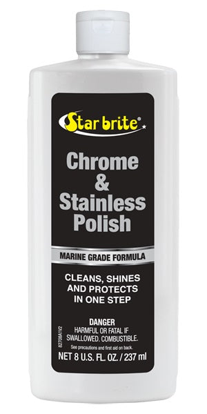 CHROME & STAINLESS POLISH 8 OZ. - STAR BRITE