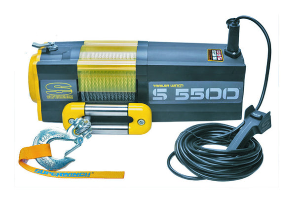 S5500- WINCH W/STEEL ROPE - SUPERWINCH