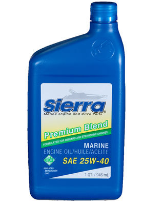 25W40 OIL - QT - SIERRAMARINE