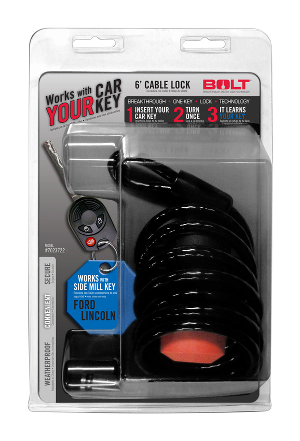 6' CABLE LOCK FORD CENTER CUT - STRATTEC SEC