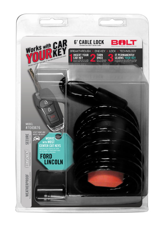 6' CABLE LOCK FORD CENTER CUT - STRATTEC SEC