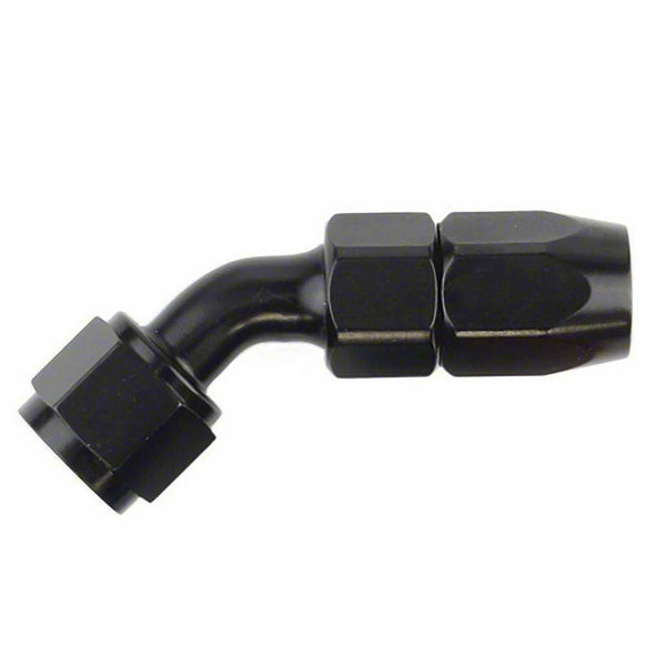 -8AN X 45  BLK HOSE END - SPEEDFX