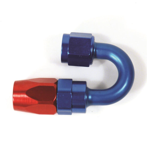 -8AN X 180  R/B PUSH-ON HOSE END - SPEEDFX