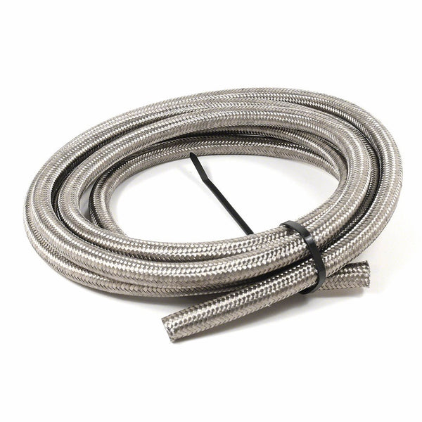 DBL BRD SS RACING HOSE  -8AN X 6'