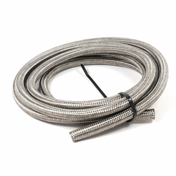 DBL BRD SS RACING HOSE  -8AN X 15'