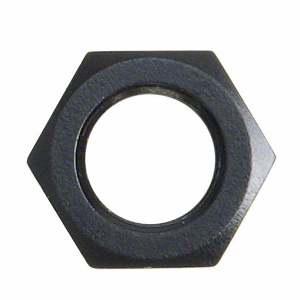 -6AN BLK BULKHEAD NUT