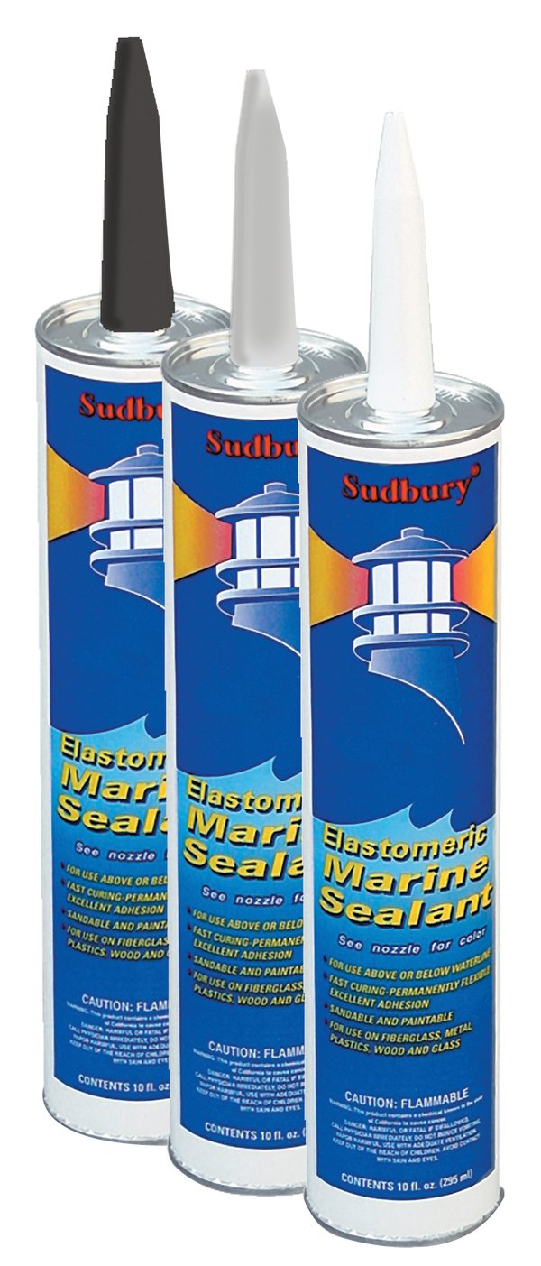 ELASTO SEALANT BLACK 10OZ CARTRIDGE - SUDBURY