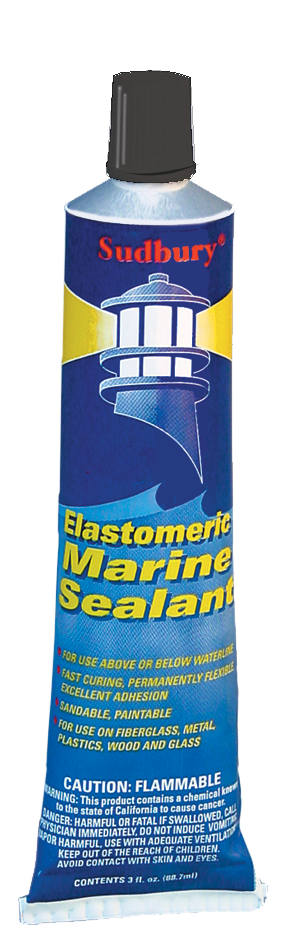 ELASTO SEAL BLACK 3OZ TUBE CARDED - SUDBURY