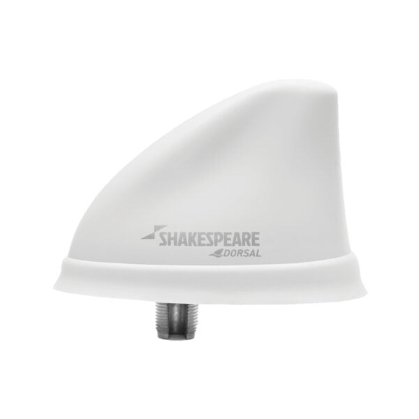 WHITE LOW PROFILE DORSAL ANTENNA  2 - SHAKESPEARE