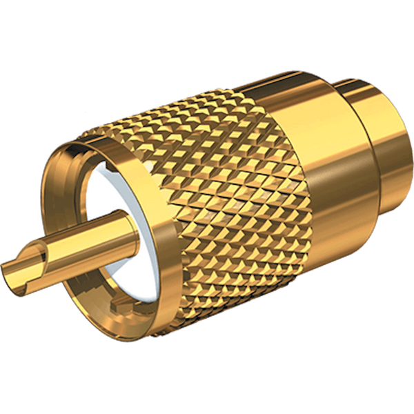 GOLD PLATED PL-259 CONNECTOR - SHAKESPEARE