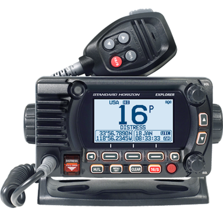 VHF  OPTIONAL2ND STATION W/GPS  BLK - STANDARD