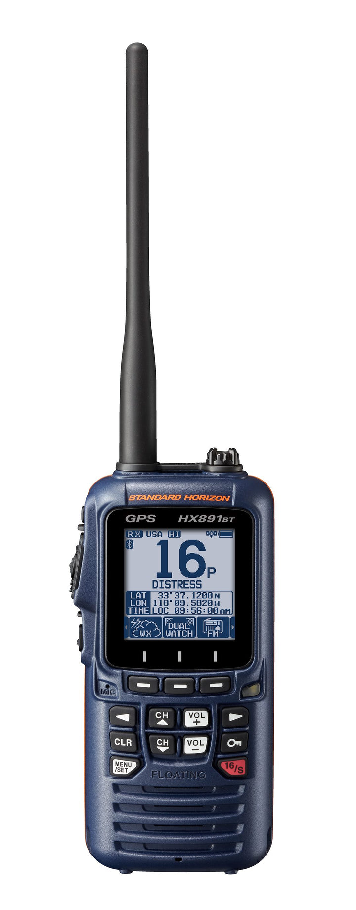 HANDHELD VHF / GPS / BLUETOOTH / NA - STANDARD