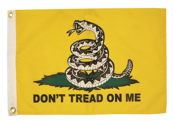 DON'T TREAD ON ME 12X18 FLAG - TAYLOR MADE