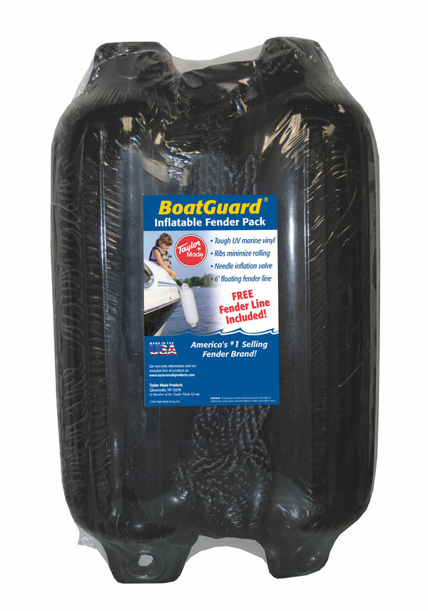 6' X 22' BG FEND 2 PK. BLACK W/BLK - TAYLOR MADE