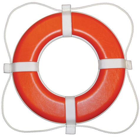 24' ORANGE FOAM RING BUOY - TAYLOR MADE