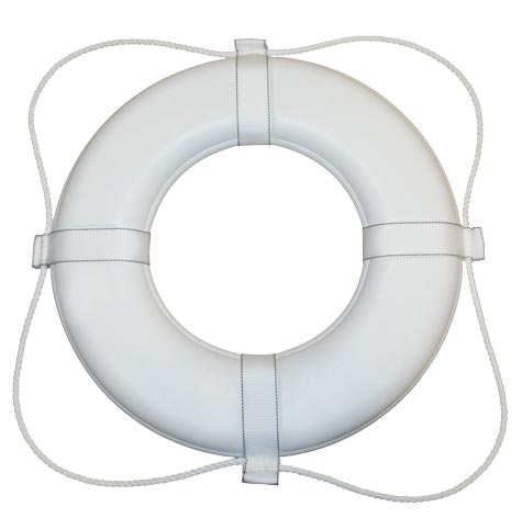 30' WHITE FOAM RING BUOY - TAYLOR MADE