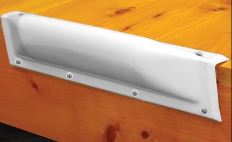 DOCK BUMPER-STRAIGHT WHITE 18' - TAYLOR MADE
