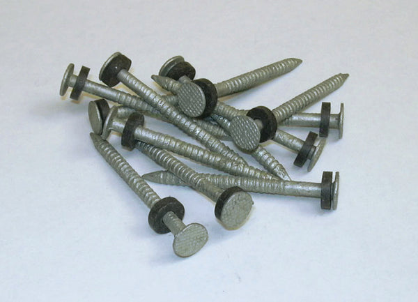 GALVIN. #6 NAIL W/WASHER 1/8 LB PK - TAYLOR MADE