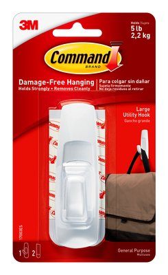 COMMAND  LARGE UTILITY HOOKS - 3M