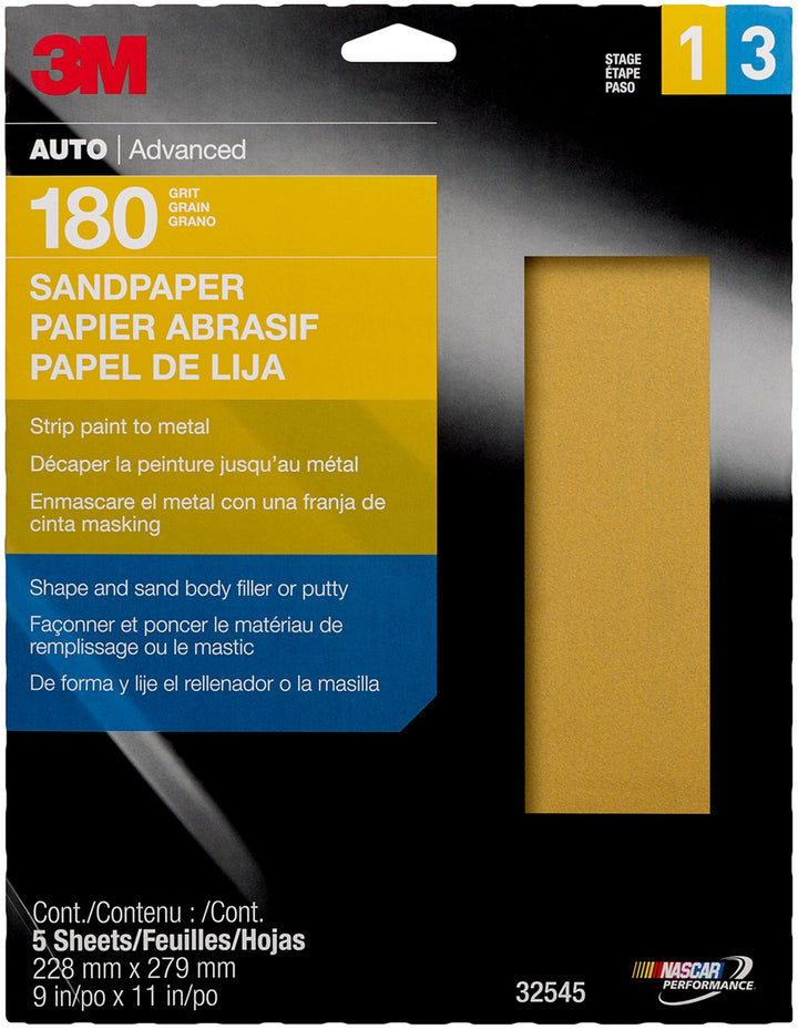 GOLD SHEETS 9X11 P180 - 3M