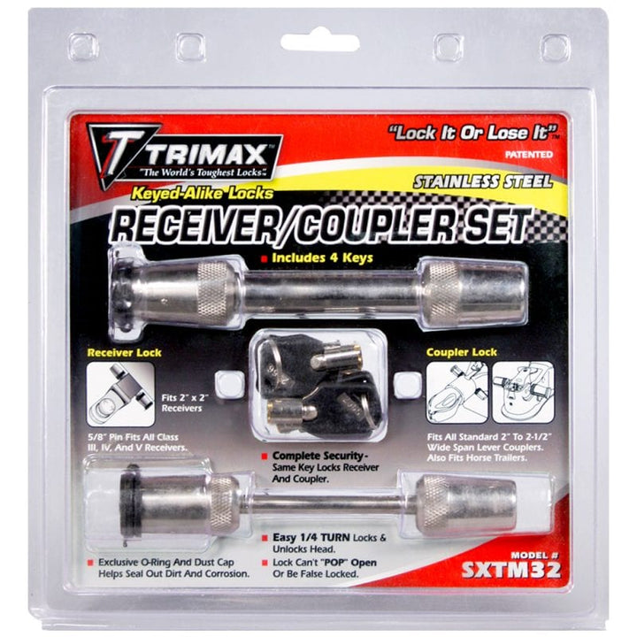 RCVR SS 5/8 & CPLER 2 1/2 - TRIMAX