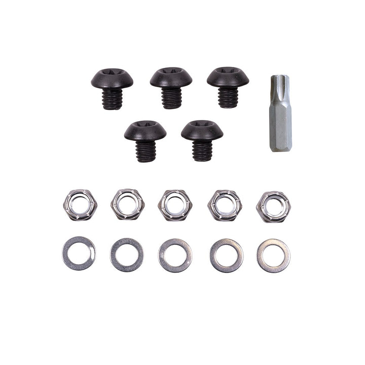 HRDWR KT FF 5 BLACK SS HEX BOLTS - TRAILFX