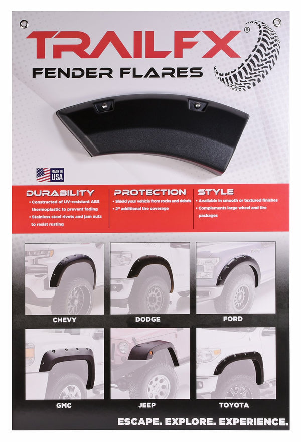 TRAILFX FENDER FLARE POP W SAMPLE - TRAILFX