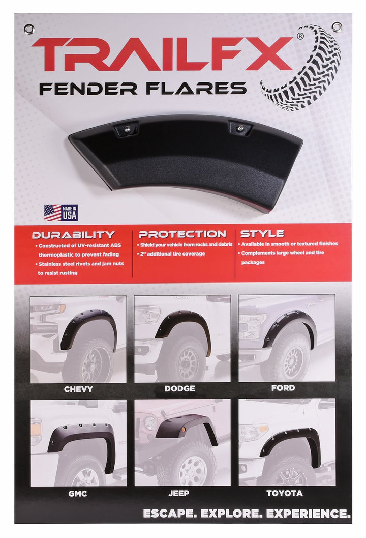 TRAILFX FENDER FLARE POP W SAMPLE - TRAILFX