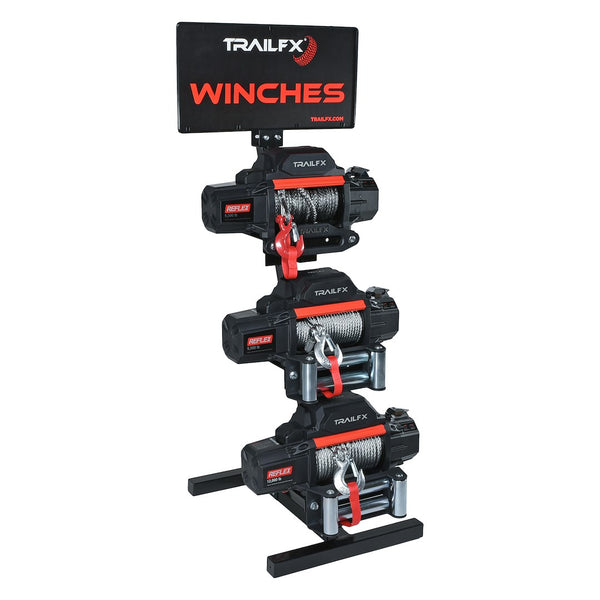 TFX WINCH DISPLAY RACK - TRAILFX