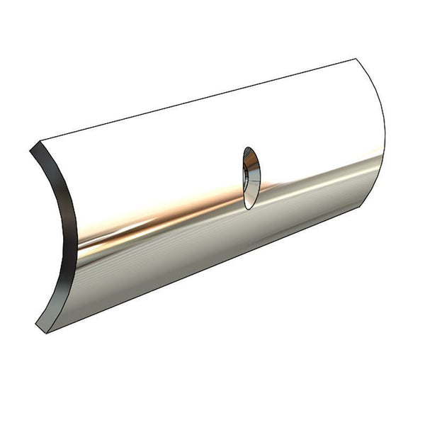 RUB RAIL  1X12' 304 SS DR/CS #10 ON - TACO METALS