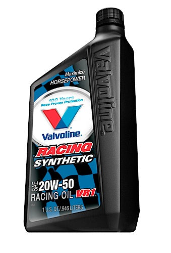 VR1 SYNTH RACING 20W50 6 1QT CASE - VALVOLINE