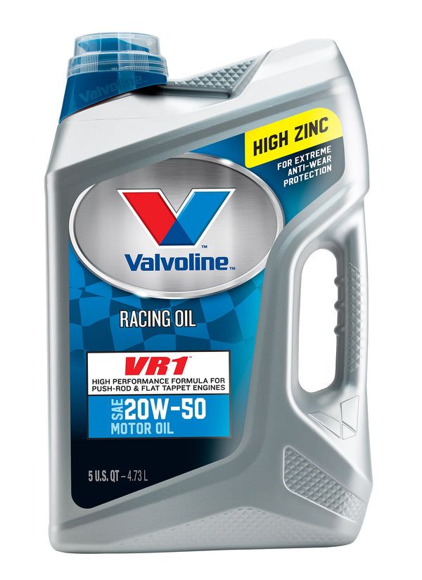 VAL EZ POUR RCING 20W50 5QT BOTTLE - VALVOLINE