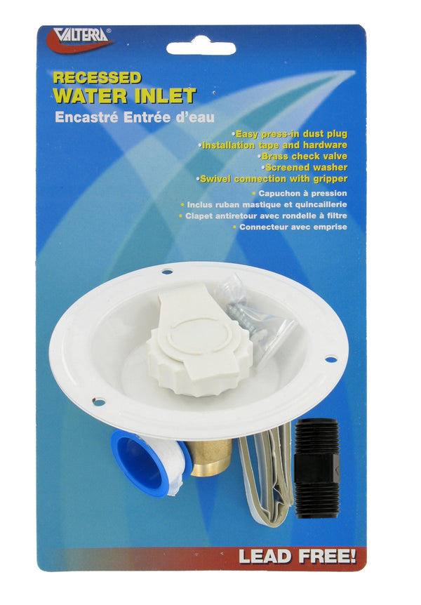 INLET REC MTL LF WHT 1/CD - VALTERRA LLC