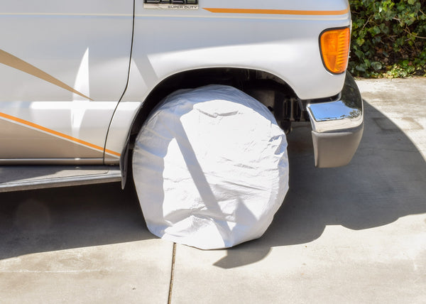 RV WHEEL COVER 2 WHITE 24 -26 - VALTERRA LLC