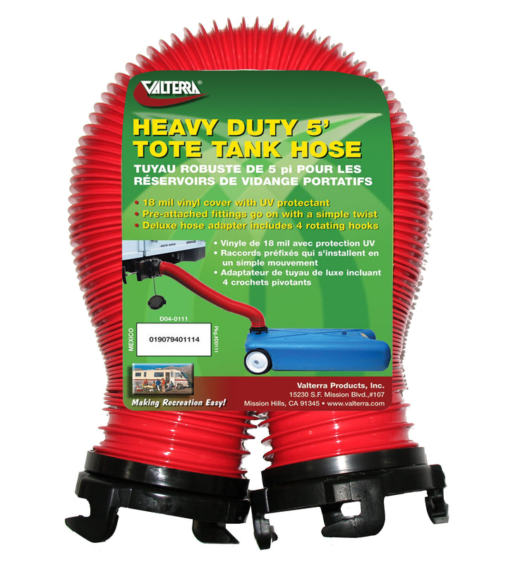 TOTE TANK HOSE  HD 5' - VALTERRA LLC