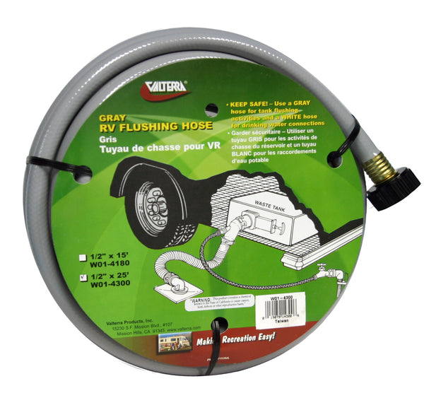 GRAY WTR. HOSE 1/2' X 25' - VALTERRA LLC