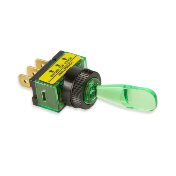 TOGGLE SWITCH-20A-GREEN - WIRTHCO