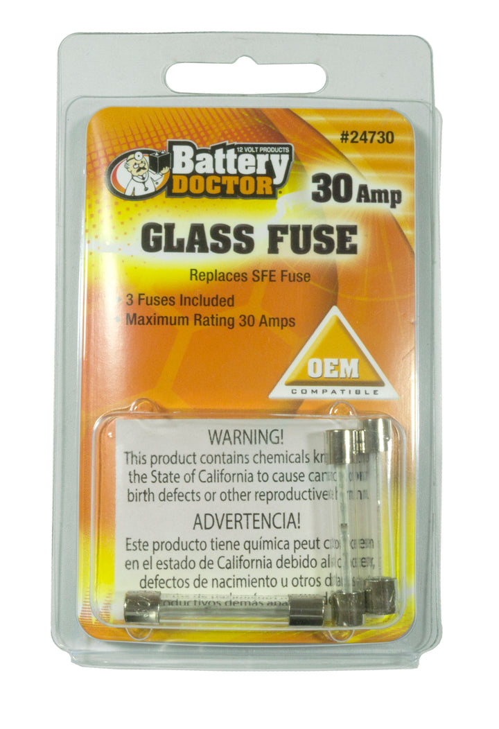 SFE GLASS FUSE - 30A - WIRTHCO