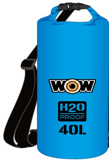 H2O PROOF 40L DRYBAG BLUE - WOW SPORTS