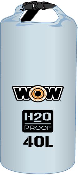 H2O PROOF 40L DRYBAG CLEAR - WOW SPORTS